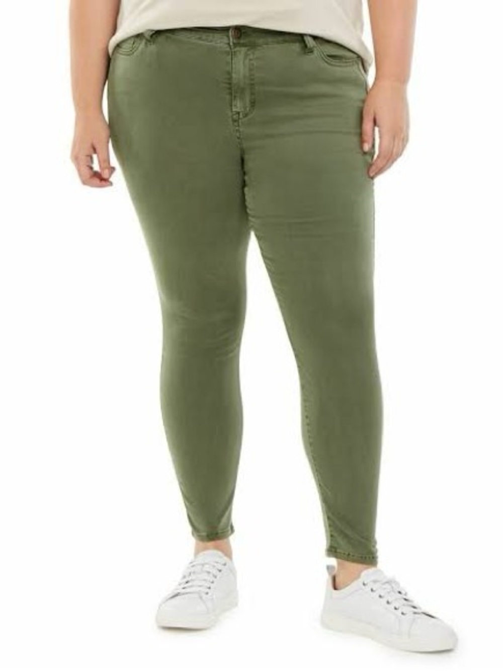 Celebrity Pink Green Mid Rise Ankle Skinny Pants 18